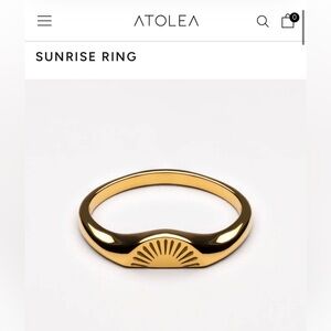 Atolea NEW Sunrise Ring size 6